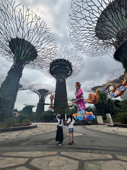 春節仕様のガーデンズ・バイ・ザ・ベイ