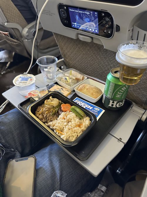 シンガポール航空の機内食