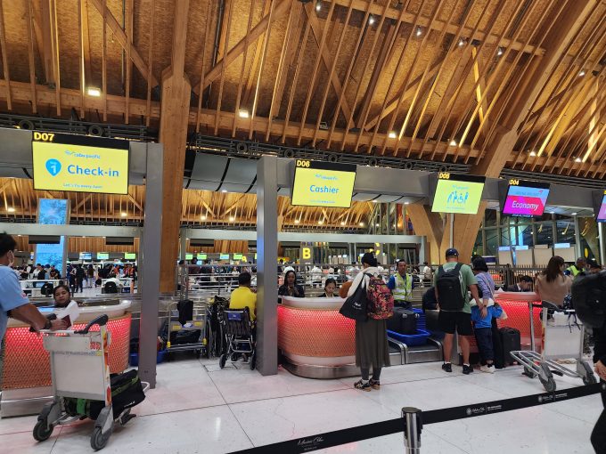 セブ航空のカウンター