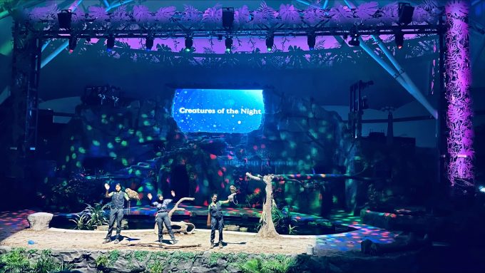 ナイトサファリのショー