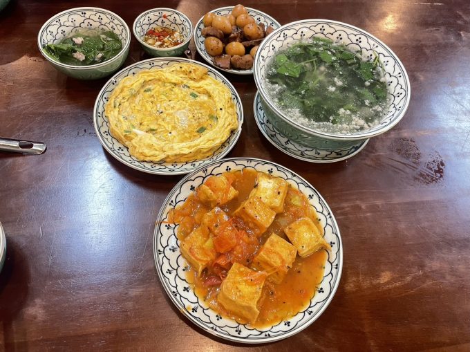 夕食に食べたベトナムの家庭料理