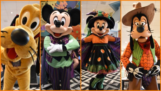 レストラン「ハリウッド&バイン」にてキャラクターとグリーティング