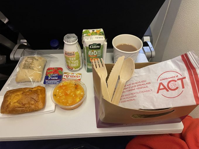 エールフランスの機内食