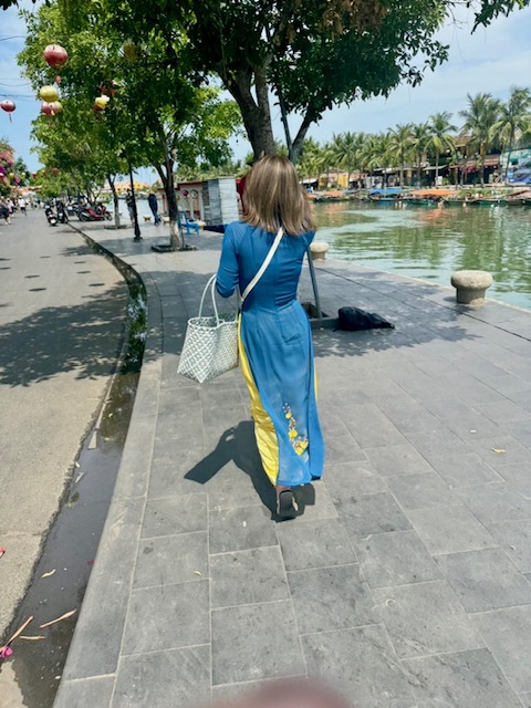 オーダーメイドのアオザイ