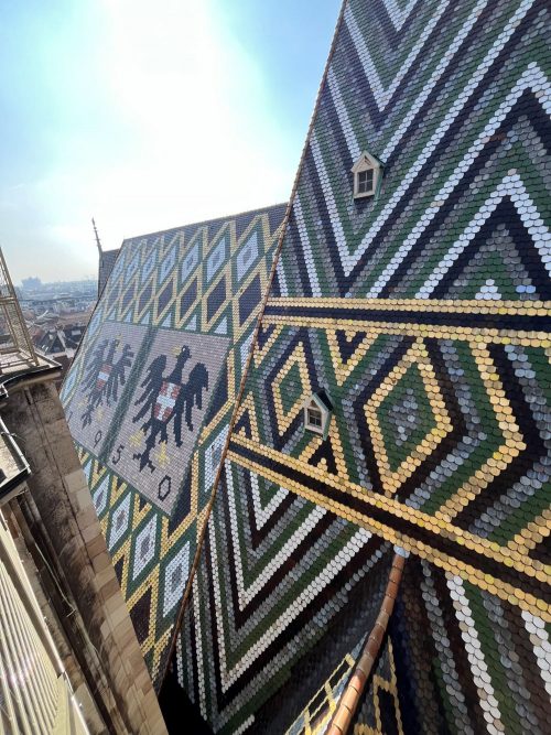 シュテファン大聖堂の塔の上から