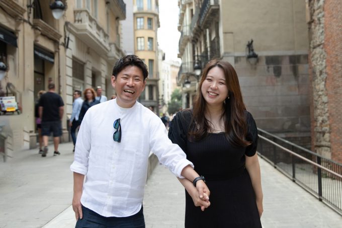 バルセロナの街並み