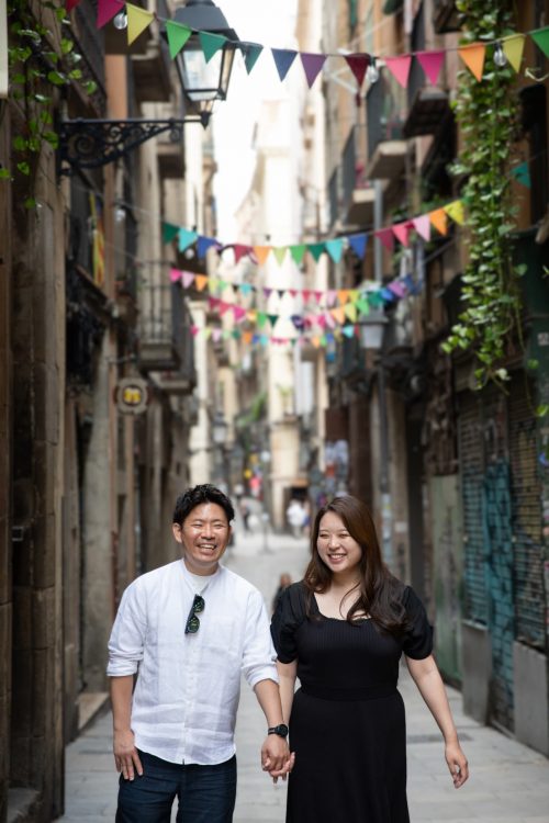 この写真はカメラマンに撮影していただきました！