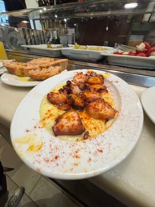 エル シャンパニェトで食べた夕食