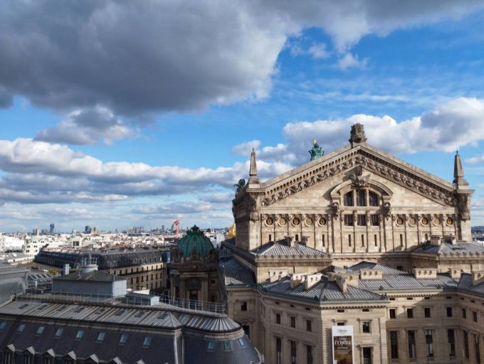 ギャラリーラファイエットメンズ館の屋上テラス