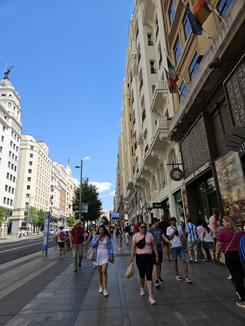 マドリードの街並み