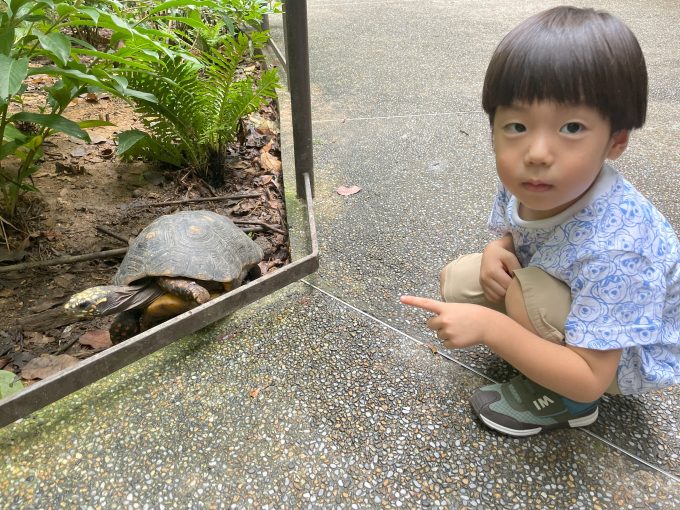 旅行中の一コマ