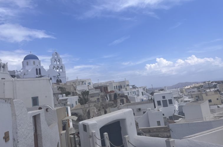 サントリーニ島の景色