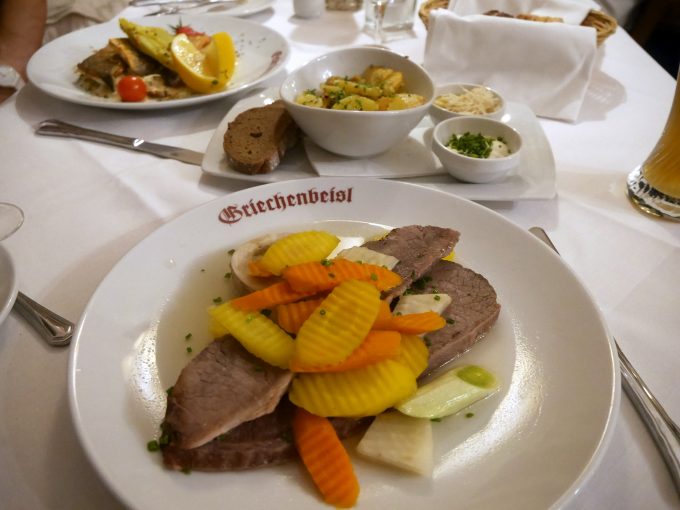 ウィーンでのディナー