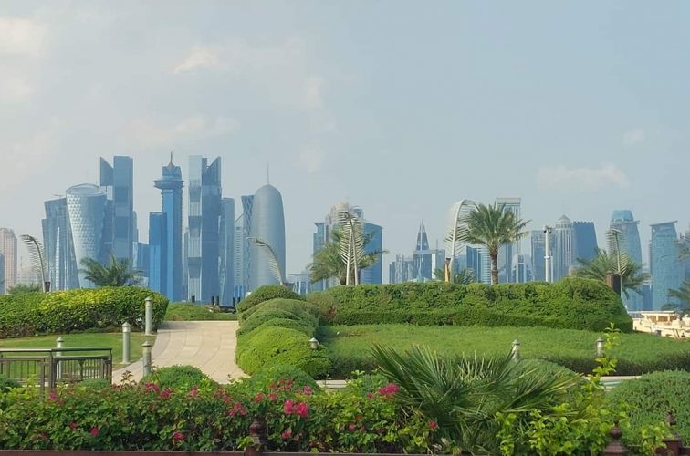 スーク ワキーフから見える高層ビル群は迫力満点！