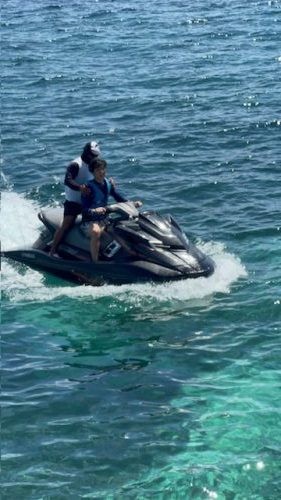 息子はジェットスキーも堪能しました