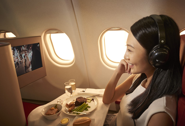 香港航空ビジネスクラス