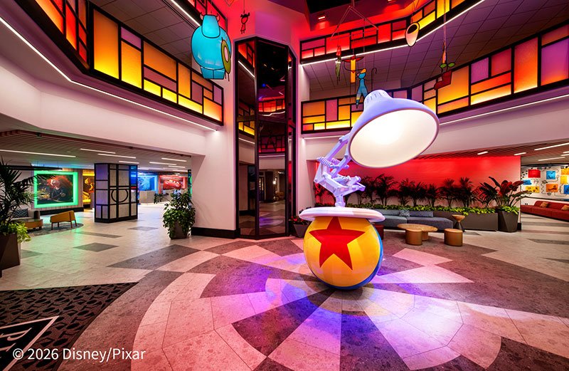 ピクサー・プレイス・ホテルのロビー