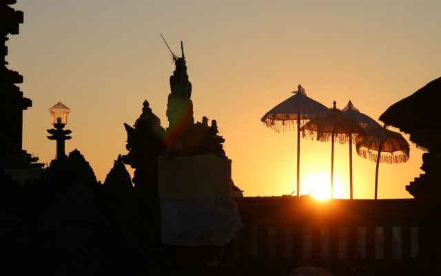 バリ島の夕陽