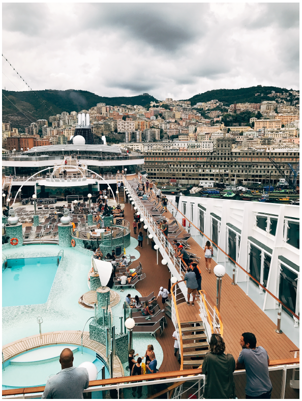 ジェノバを出港~